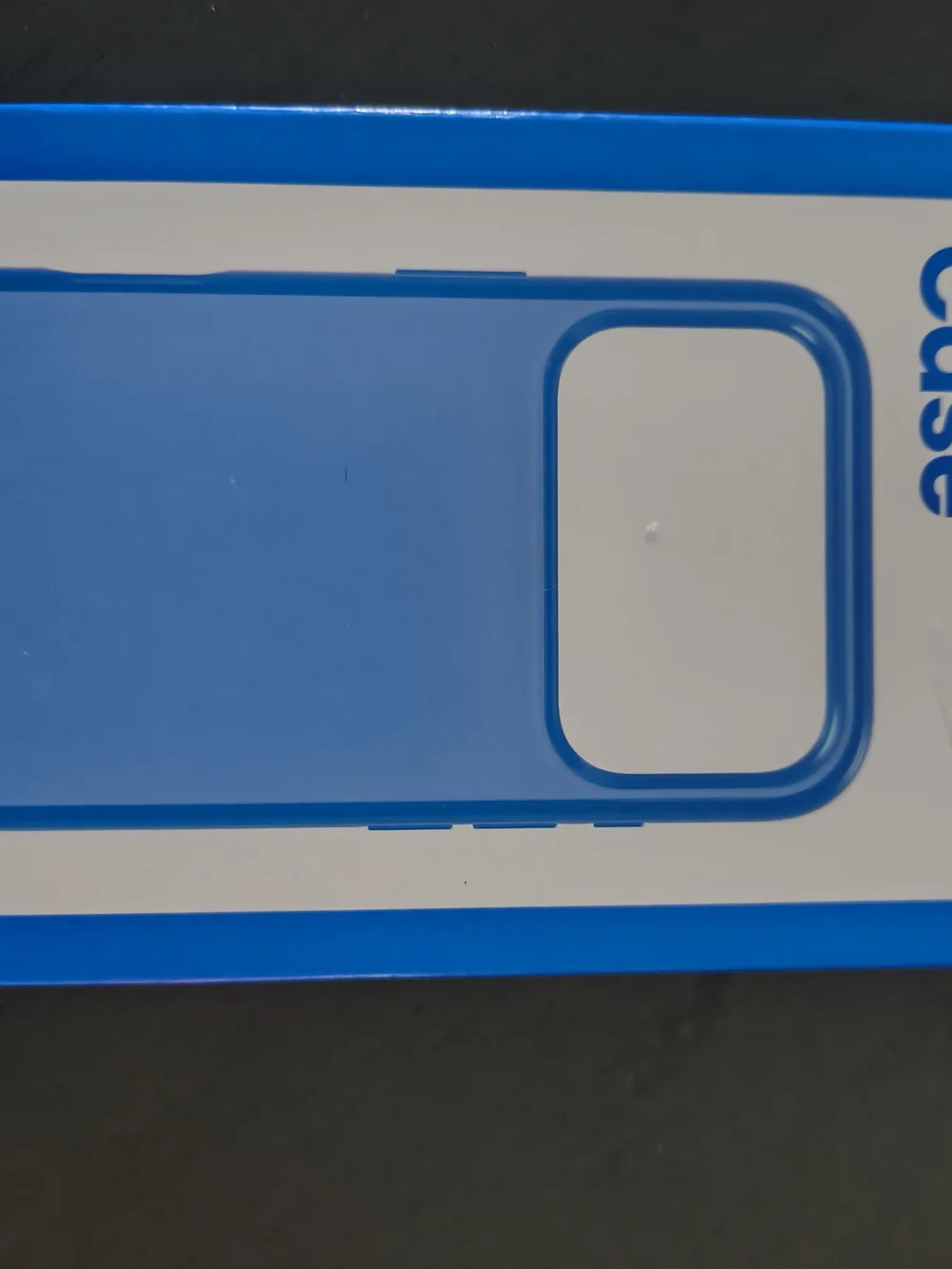 Blue Clear Phone Case